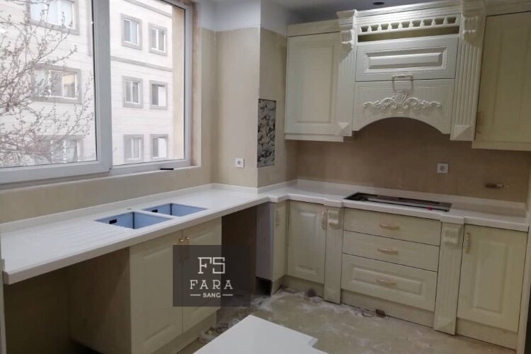 اجرای سنگ کوارتز و سنگ کورین به سبک طراحی نِـﺋوکلاسیک اجرای سنگ کوارتز و سنگ کورین به سبک طراحی نِـﺋوکلاسیک