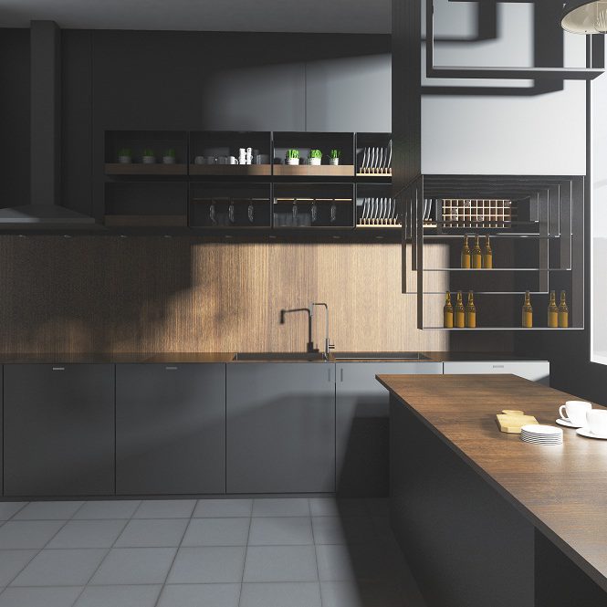 آشپزخانه تیره