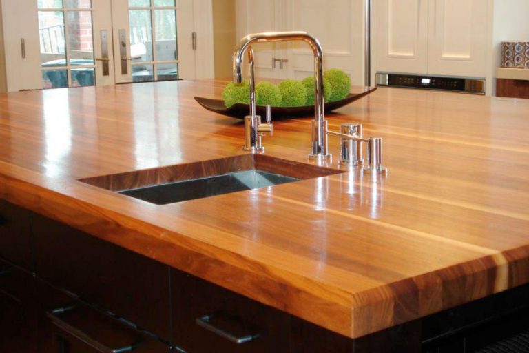 Types of wood cabinet tops