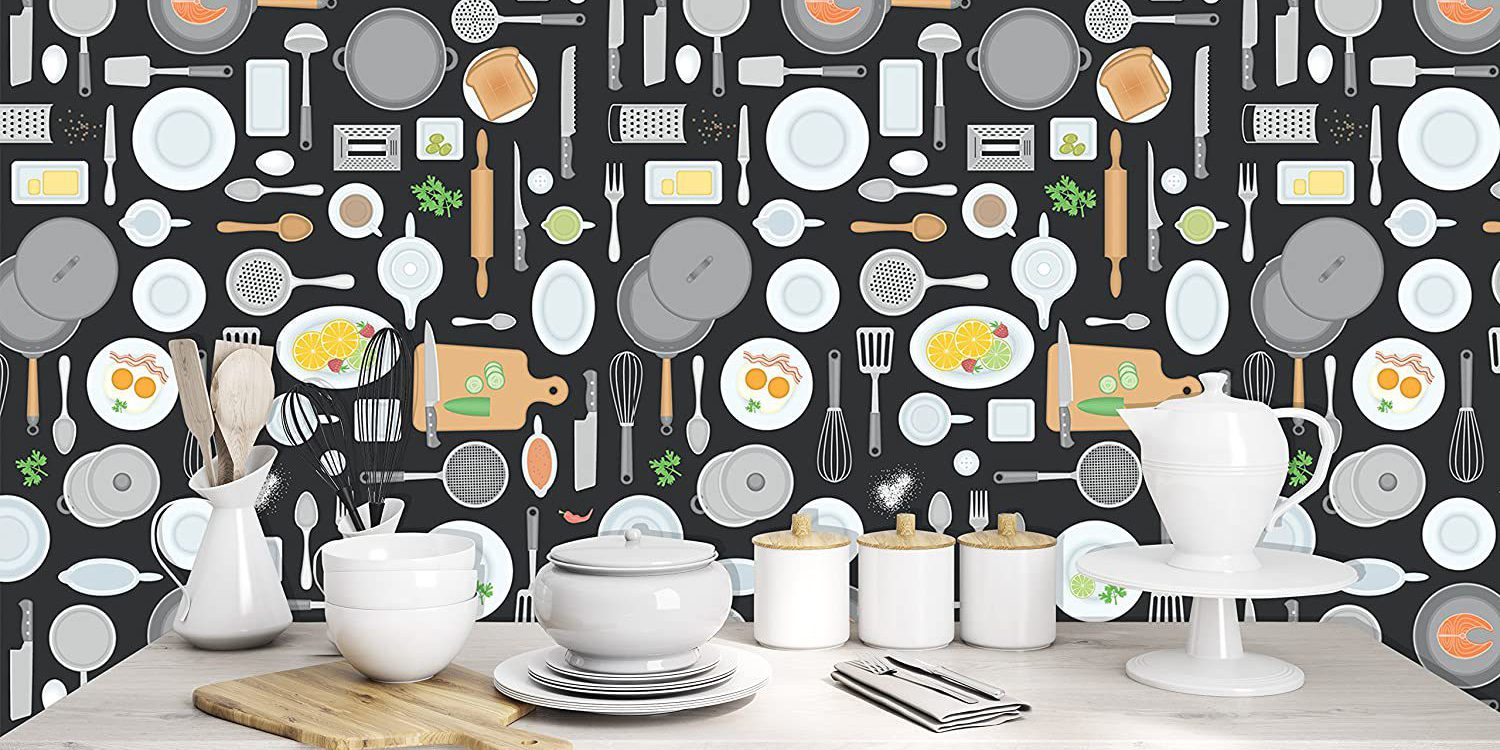 استفاده از پوستر دیواری در آشپزخانه