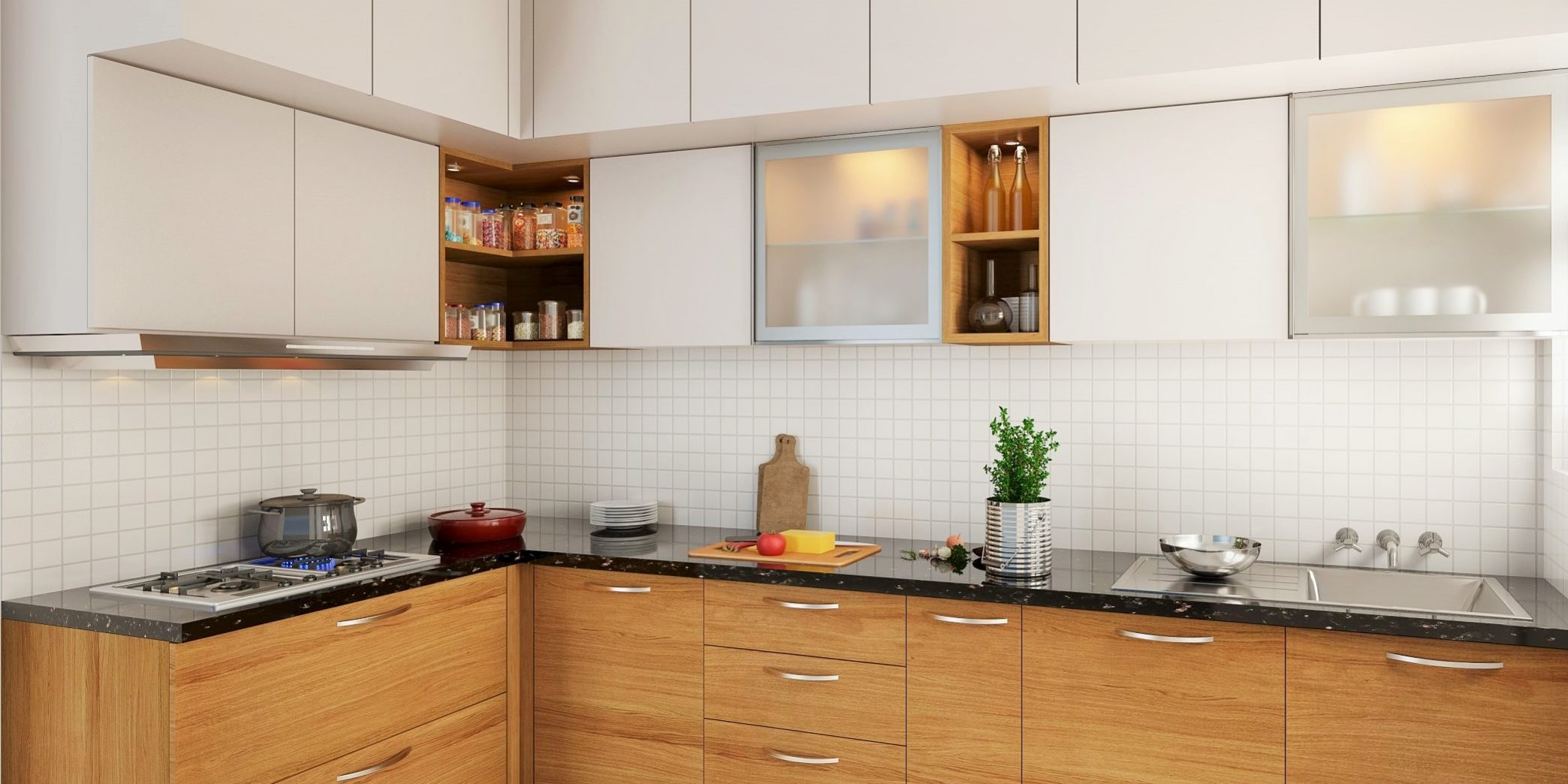 small kitchen cabinets کابینت آشپزخانه های کوچک