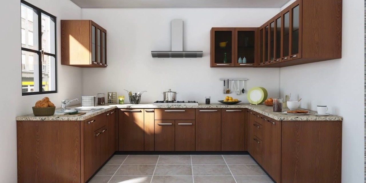 U-shaped kitchen cabinets کابینت آشپزخانه u شکل